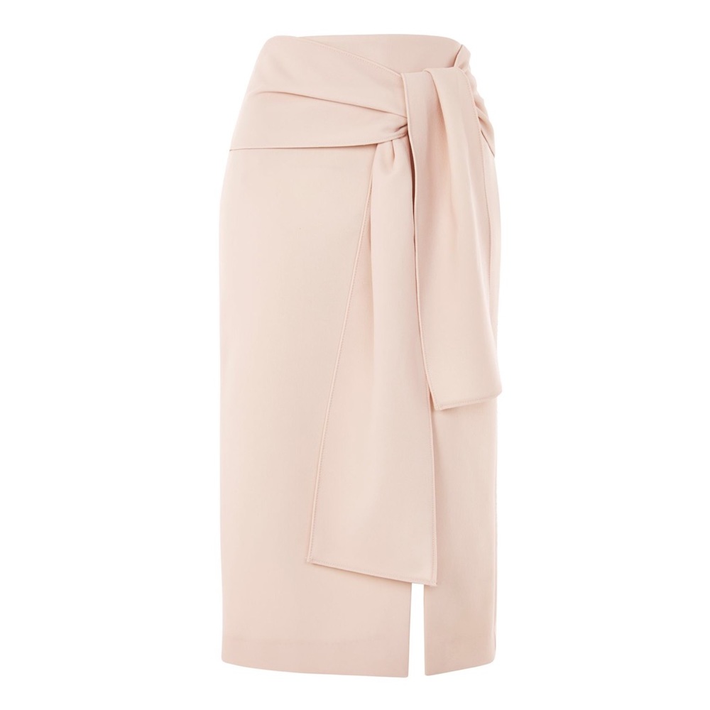 TOPSHOP waist tie skirt (Size 4)